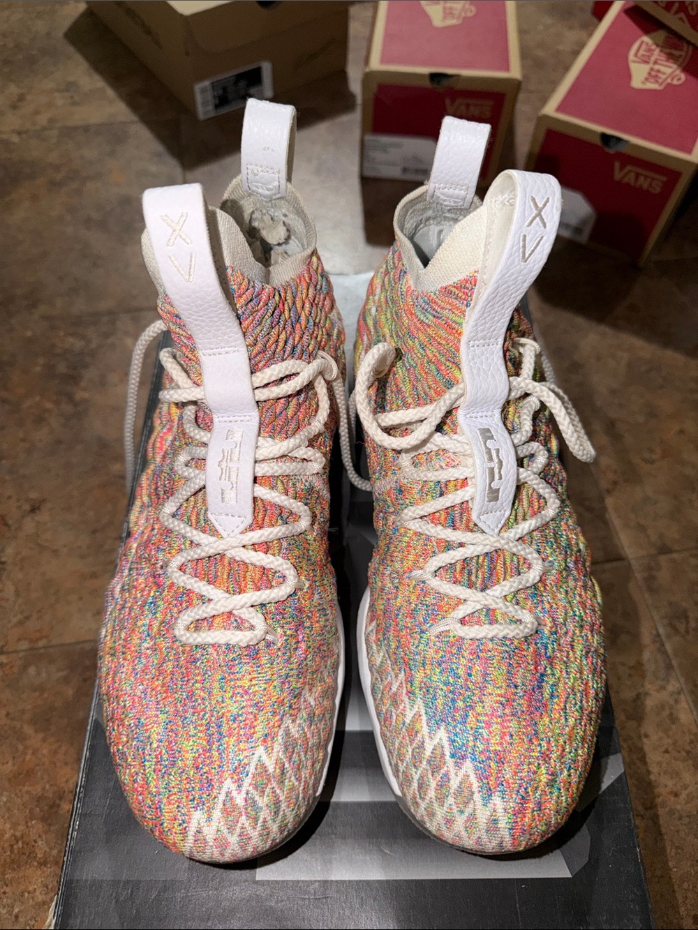Vans Kids Multicolor Knit High-Top Sneakers with White Accents